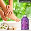 Lavender Bath Salt with Natural Lavender Essential Oil 21.16 Oz for Calming and Relax - Lavanda Salt 600g - Aromatherapy Salts Lavender -Short Life