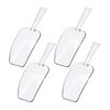 4 Clear Mini Plastic 5-1/2" Scoops Candy Powders Ice Combined Ship Available