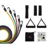 Wacces 5-level Exercise Latex Tube Variable Resistance Band Set