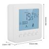 Fdit Digital LCD Display Programmierbarer, 5A Smart Thermostat Wireless Digital LCD Display Programmierbarer Temperaturregler