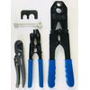 PEX 1/2" & 3/4 COMBO Crimp Tool Kit for Copper Ring with Ring Removal & Cutter