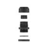 Delock Cable Gland PG21 for Flat Cable with 2 Cable Inlets Black