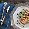 Cutlery SilverColor Disposable Flatware Combo Silver 160Ct Set for Party Wedding