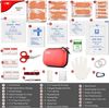 85 Pieces Hard Shell Mini Compact First Aid Kit, Small Personal Emergency Surviv