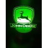 Edge Lit Tabletop Sign, Multi-Colored LED, Desk Lamp, Night Light John Deere