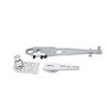 105 No Hold Open Overhead Concealed Closer Package for Side-Load Installation 