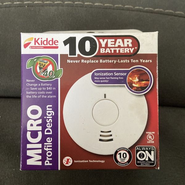 Kidde Micro Profile Smoke Alarm With 10 Year Battery, Ionization I1040