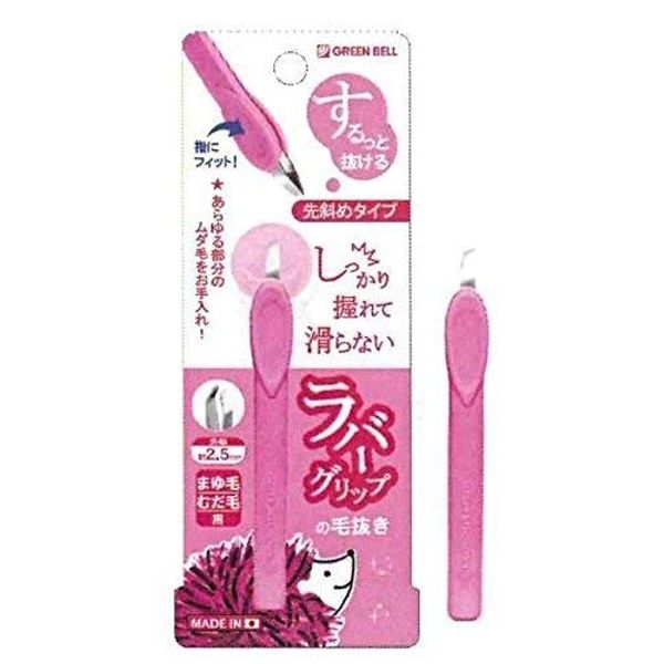 Diagonal Tip Tweezer Rubber Grip GT-217