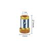 3-Piece Screwdriver Bit Set - 1/4” 6.35mm, Anti-Drop Magnetic Holder