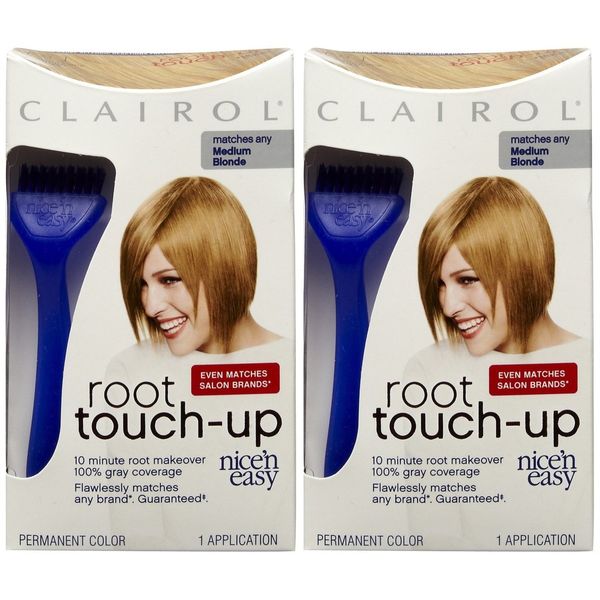 Clairol Nice n Easy Touch, Up, 008, Medium Blonde, 2 pk