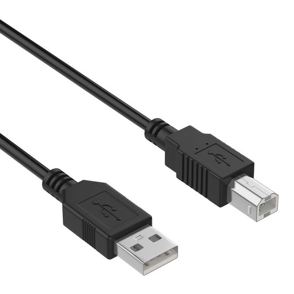 PwrON 6ft USB Cable for Mustek SE A3 USB 600 1200 Pro ScanExpress Flatbed Scanner PC Data Cord