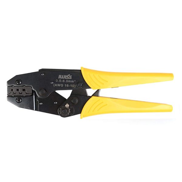 IWISS HS-03BC Ratcheting Type Giboshi Terminal Dynamic Simultaneous Crimping Pliers, Compatible with 0.5-6.0sq