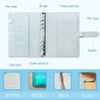 100 Envelopes Saving Challenge,Envelope Challenge Binder,Savings Book with Cash Envelopes,Saving Challenge Binder (Blue)