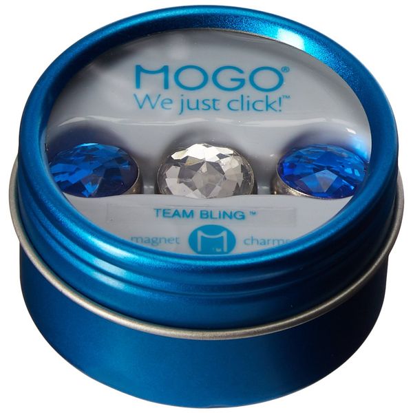 Mogo Design Team Bling Collections Blue-Clear-Blue