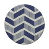 Boho Chic Vintage Retro Style Blue White Geometric pattern PopSockets Swappable PopGrip