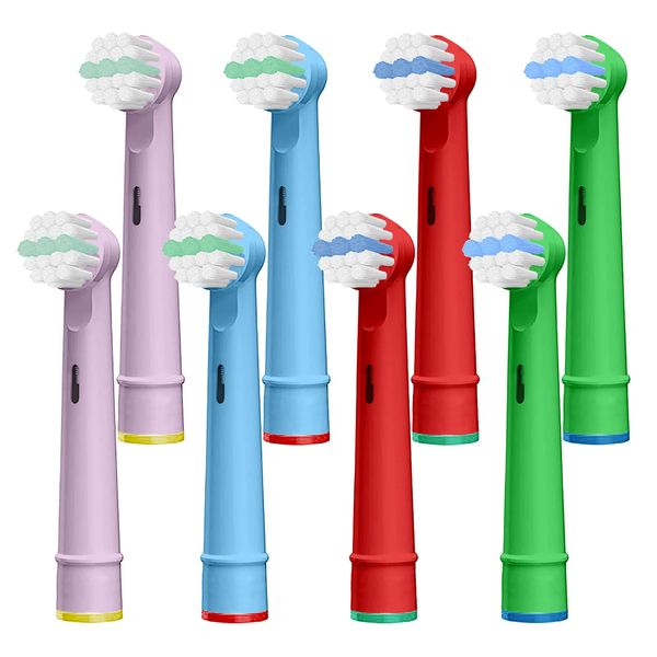 Kids Toothbrush Replacement Heads ​for Oral B Electric Toothbrush Replaced Brush Heads Precision Clean Soft Bristles for Children 8 Pack