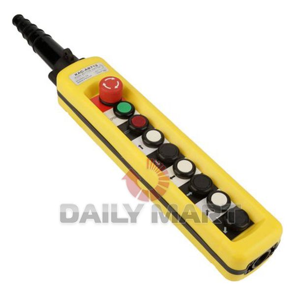 New In Box XAC-A871 Pendant Control Stations Crane 8 Pushbutton Switch