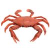 Pomeat 2pcs Plastic Crab Sea Life Creature Decoration-Red