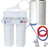 DUAL UNDER SINK FLUORIDE/ARSENIC/CHLORINE/VOC'S FILTER SYSTEM 