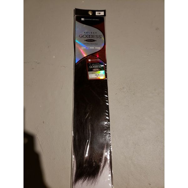 Sensationnel Goddess Silver Remy Hair 16" Color 1B