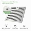 30 inch Kitchen Wall-Mounted Range Hood 350CFM Touch Panel New Easy Clean LED