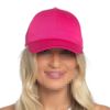A2Z Womens Plain Baseball Cap Breathable - Baseball Cap AZ4515 Fuchsia One Size