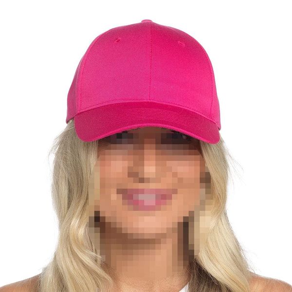 A2Z Womens Plain Baseball Cap Breathable - Baseball Cap AZ4515 Fuchsia One Size