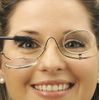 Magnifying Make up Eyeglasses, 3X Magnification, Single Lens, Flip-able Each Side Cosmetic Application