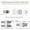 Twinkle Wheel LED Star Ceiling Fiber Optic Light Kit for Car/Home