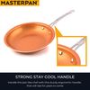 MasterPan Copper tone 10-inch Ceramic Non-stick Fry pan