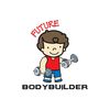 CafePress Future Bodybuilder 5.5" Round Car Magnet Magnetic Bumper Display