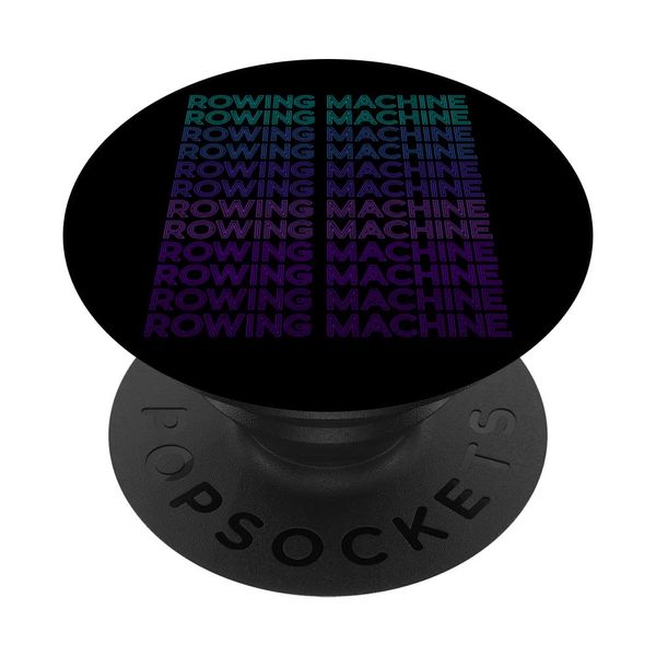 Rowing Machine Rowing Workout Retro PopSockets Swappable PopGrip