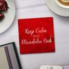 Shopagift Keep Calm and Mandolin On 2 Pack Coasters Pluck Stringed Instrument - 9cm x 9cm