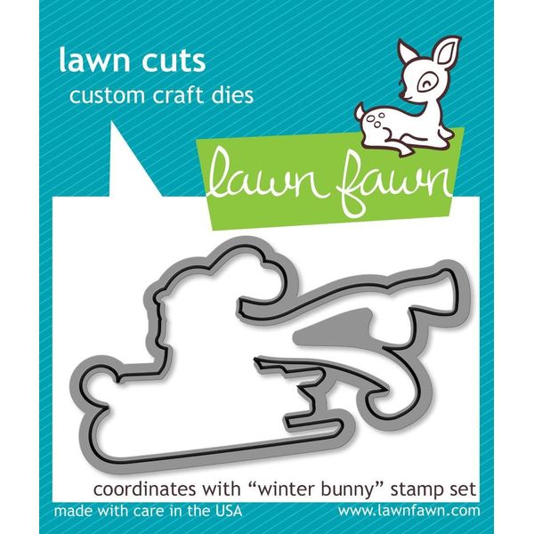 Lawn Cuts Custom Craft Die-Winter Bunny