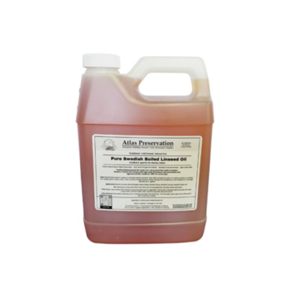 Pure Swedish Boiled Linseed Oil - 1 Quart
