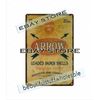 gunfirearm guns Arrow Loaded Paper Shells tin sign bullet ammo firearm