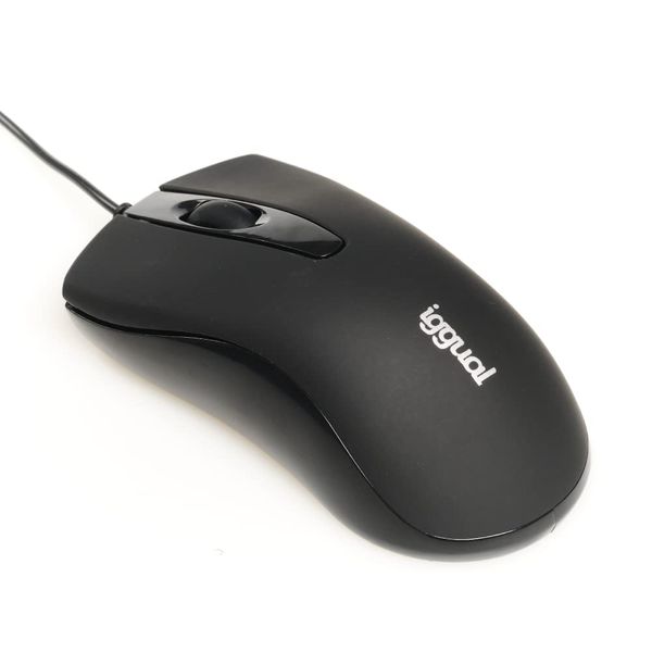 iggual RATÓN ÓPTICO COM-BUSINESS-1200DPI Black