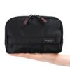 Cosmetic Pouch, Brand, Slope Shape Pouch, Simple & Basic 4WP-BS110H Artisan & Artist, Black