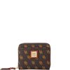 Dooney & Bourke Wallet, Gretta Small Zip Around Wallet - Brown