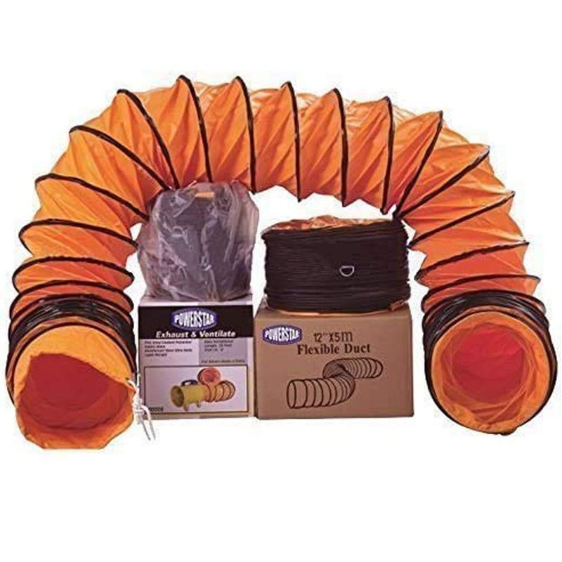 POWERSTAR PVC Flexible ducting Industrial Portable Ventilator Extractor ...