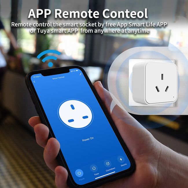 New AU Plug WiFi Smart Plug Remote Control Timer Outlet Power Plug