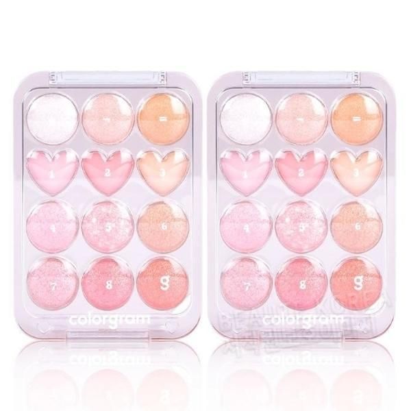 Colorgram Eye Real Eye Palette 04 Bomb Plus Yeo Cool Love 2pcs