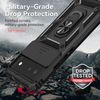 for Pixel 6 Case with Screen Protector: [Military Grade 20ft. Drop Tested] Ring Shockproof Protective Phone Case for - Google Pixel 6 (Black)