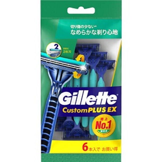 [P&amp;G] Gillette Custom Plus EX Swing Type 6 pieces [Cosmetics]