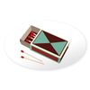 CafePress Matches Box Fire Sticker Sticker (Oval 50 pk)