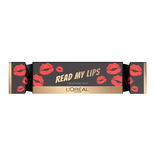 L'Oréal Read My Lips Christmas Cracker Lip Kit: Red