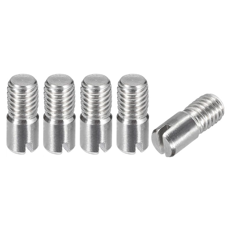 sourcing map 5pcs M5x12mm Slotted Cylindrical Pin 304 Stainless Steel ...