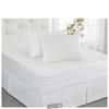 All-In-One Mattress Protector White Full Size Bed Cover pad
