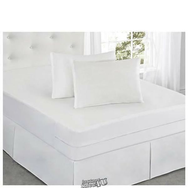 All-In-One Mattress Protector White Full Size Bed Cover pad