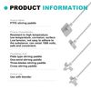 JOANLAB PTFE Three Blade Rod +Four Blade Rod Set